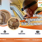 Wymiana rur „spiro”do odprowadzania spalin