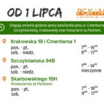Nowe godziny pracy pawilonów handlowych od 1 lipca