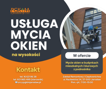 Usługa mycia przeszkleń i szyb