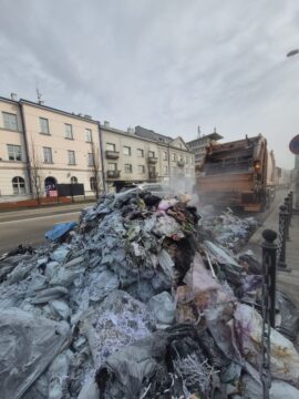 Pożar w śmieciarce – ważny apel
